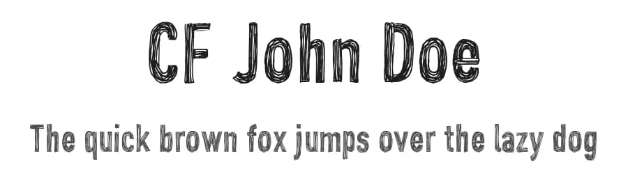 CF John Doe by Cloutierfontes — Script Handwritten Font