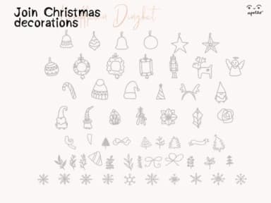 Join Christmas Decorations by Apollo no.64 — Dingbats Font — thumbnail 3