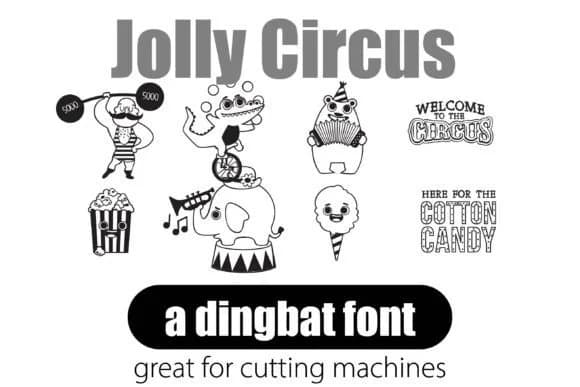 Jolly Circus by Illustration Ink — Dingbats Font