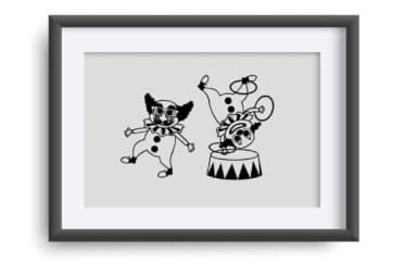Jolly Circus Clowns by Illustration Ink — Dingbats Font — thumbnail 4