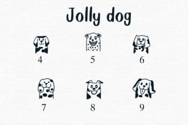 Jolly Dog by Nongyao — Dingbats Font — thumbnail 4
