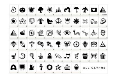 Jolly Shapes by YandiDesigns — Dingbats Font — thumbnail 2