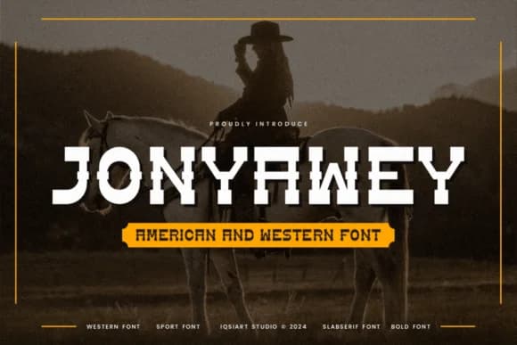 Jonyawey by IqsiartStudio — Slab Serif Font