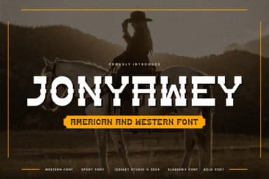 Jonyawey by IqsiartStudio — Slab Serif Font — thumbnail 1