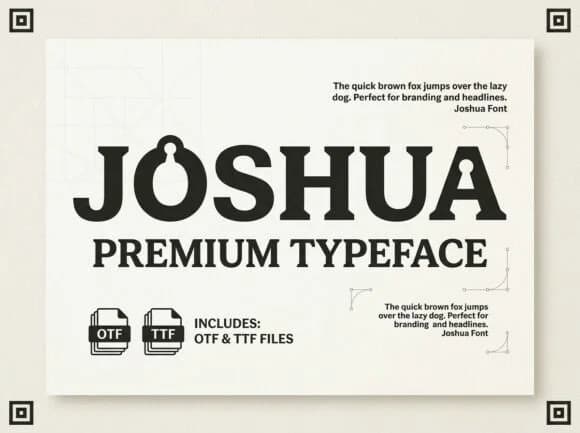 Joshua by kulturrno — Slab Serif Font