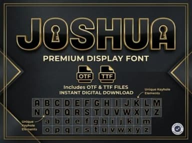 Joshua by kulturrno — Slab Serif Font — thumbnail 3
