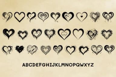 Joyful Heart by MOMAT THIRTYONE — Dingbats Font — thumbnail 2