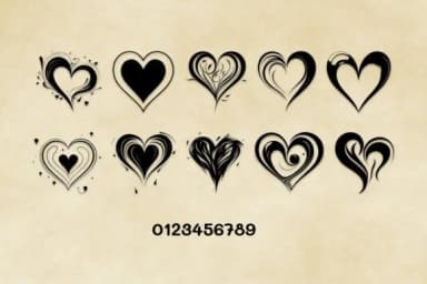 Joyful Heart by MOMAT THIRTYONE — Dingbats Font — thumbnail 4