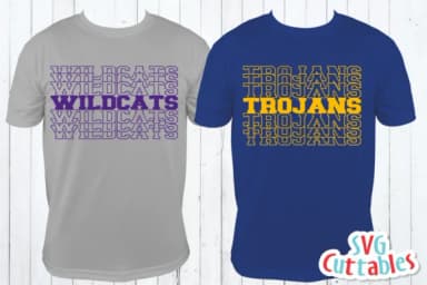 JP Sport Stacked&nbsp;Font by SVG Cuttables — Slab Serif Font — thumbnail 3