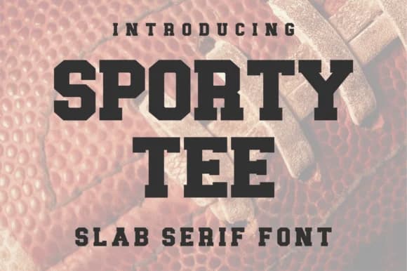 JP Sporty Tee by DogGone Crafting — Slab Serif Font