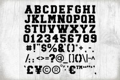 JP Sporty Tee by DogGone Crafting — Slab Serif Font — thumbnail 2