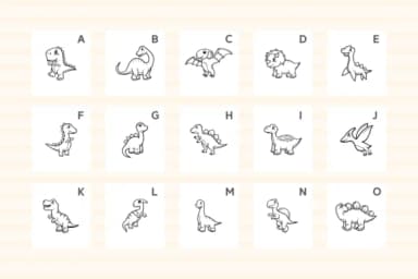 Jura Dinosa by Dito (7NTypes) — Dingbats Font — thumbnail 7