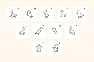 Jura Dinosa by Dito (7NTypes) — Dingbats Font — thumbnail 8