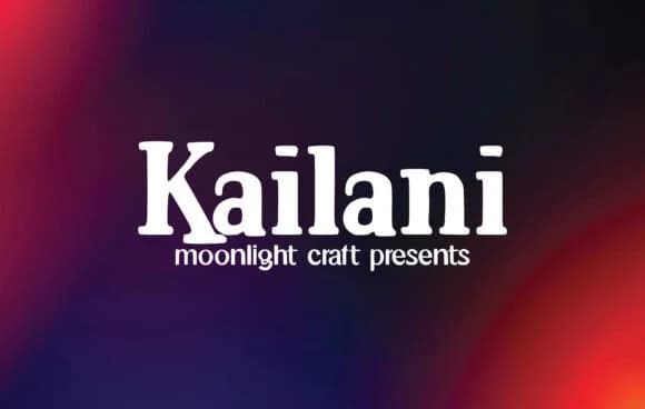 Kailani by moonlight craft — Slab Serif Font