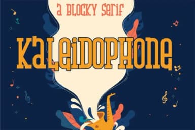 Kaliedophone by Illustration Ink — Slab Serif Font — thumbnail 1