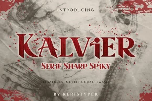 Kalvier by Keristyper — Slab Serif Font