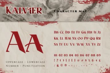 Kalvier by Keristyper — Slab Serif Font — thumbnail 2