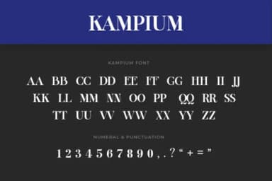 Kampium by uicreativenet — Slab Serif Font — thumbnail 4