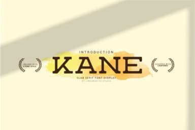 Kane by Line creative — Slab Serif Font — thumbnail 1