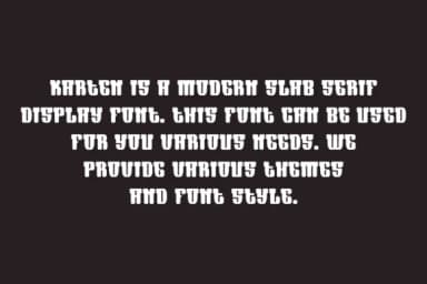 Karten by IqsiartStudio — Slab Serif Font — thumbnail 4