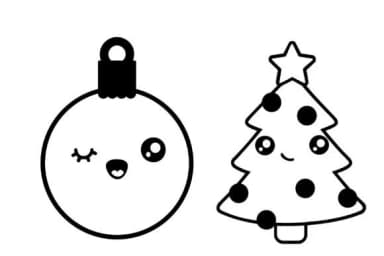 Kawaii Christmas Dingbats by Illustration Ink — Dingbats Font — thumbnail 6