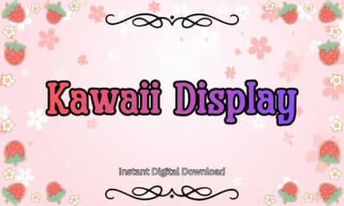Kawaii Display by Pamlico Creations — Slab Serif Font — thumbnail 1