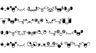 Kawaii Faces by Chonada — Dingbats Font — thumbnail 8
