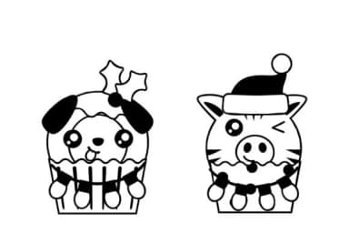 Kawaii Kringle Bakery by Illustration Ink — Dingbats Font — thumbnail 8