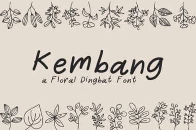 Kembang by SiapGraph — Dingbats Font — thumbnail 1
