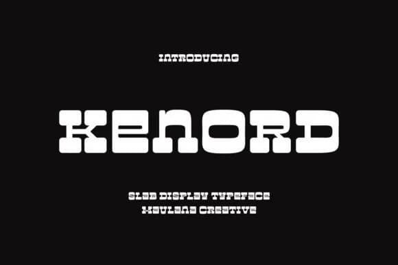 Kenord by Maulana Creative — Slab Serif Font