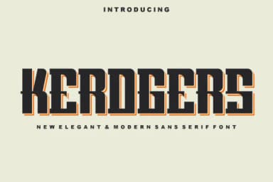 Kerogers by kalingga.albert — Slab Serif Font — thumbnail 1