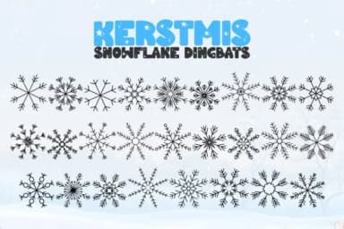 Kerstmis by Font-Tastic — Dingbats Font — thumbnail 1