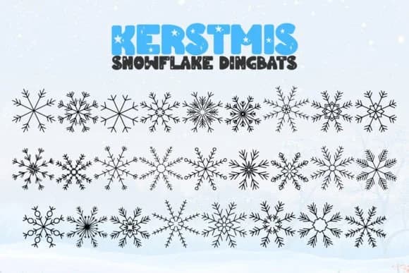 Kerstmis by Font-Tastic — Dingbats Font