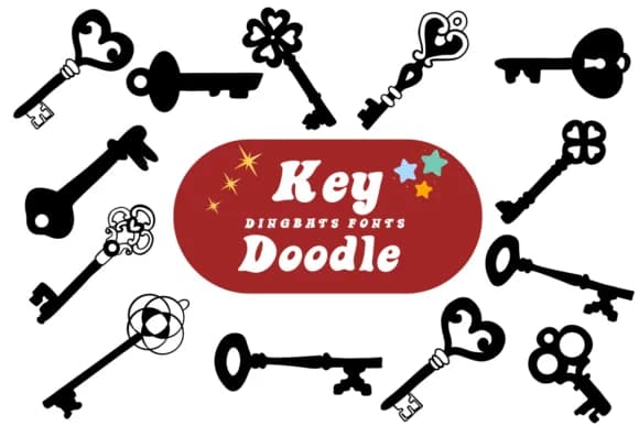 Key Doodle by Suphitchaya — Dingbats Font