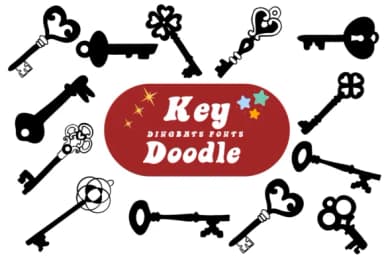 Key Doodle by Suphitchaya — Dingbats Font — thumbnail 1