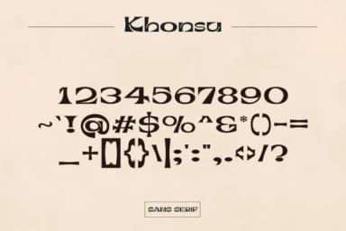 Khonsu by HipFonts — Slab Serif Font — thumbnail 6