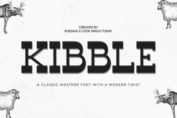 Kibble by LOOK MINUS TODAY — Slab Serif Font