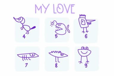 Kid Doodle by Sirinart — Dingbats Font — thumbnail 4