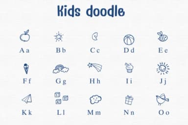 Kids Doodle by Sontaya — Dingbats Font — thumbnail 2