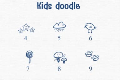 Kids Doodle by Sontaya — Dingbats Font — thumbnail 4