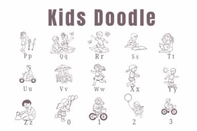 Kids Doodle by Suphitchaya — Dingbats Font — thumbnail 3