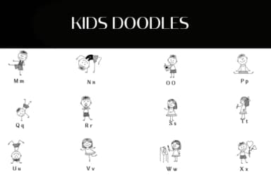 Kids Doodles by Heartcraft Atelier — Dingbats Font — thumbnail 3