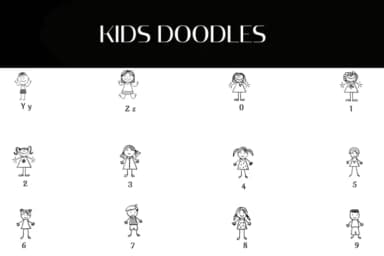 Kids Doodles by Heartcraft Atelier — Dingbats Font — thumbnail 4