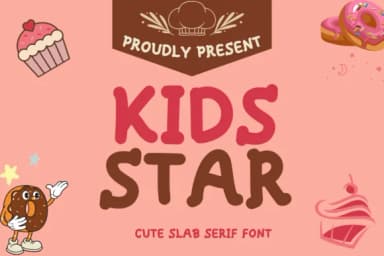 Kids Star by SiapGraph — Slab Serif Font — thumbnail 1