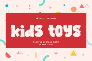 Kids Toys by Hatf Type — Slab Serif Font — thumbnail 1