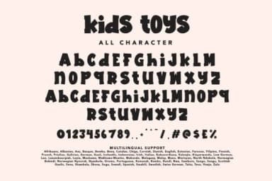 Kids Toys by Hatf Type — Slab Serif Font — thumbnail 7