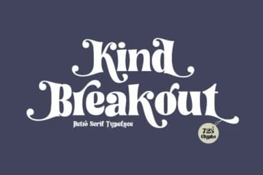 Kind Breakout by Moriztype — Slab Serif Font — thumbnail 1