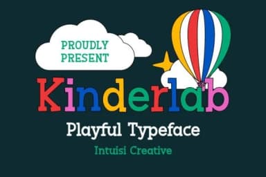 Kinderlab by IntuisiCreative — Slab Serif Font — thumbnail 1