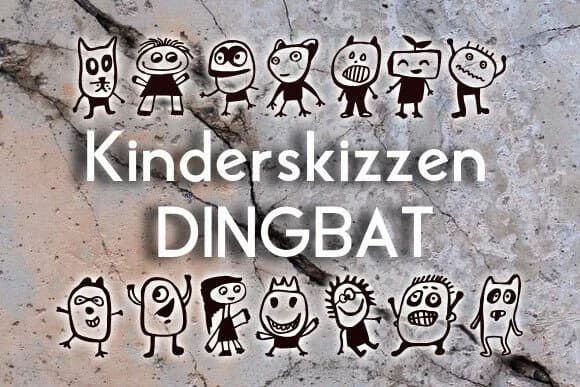 Kinderskizzen by vladimirnikolic — Dingbats Font