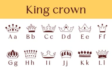 King Crown by Chonada — Dingbats Font — thumbnail 2